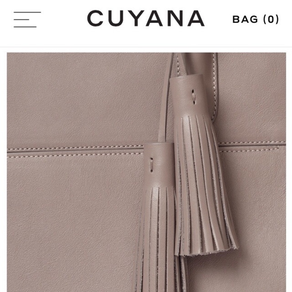 Cuyana Leather Tassel